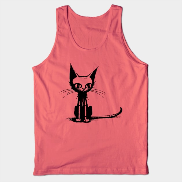 My Dirty Cat Tank Top by Bongonation